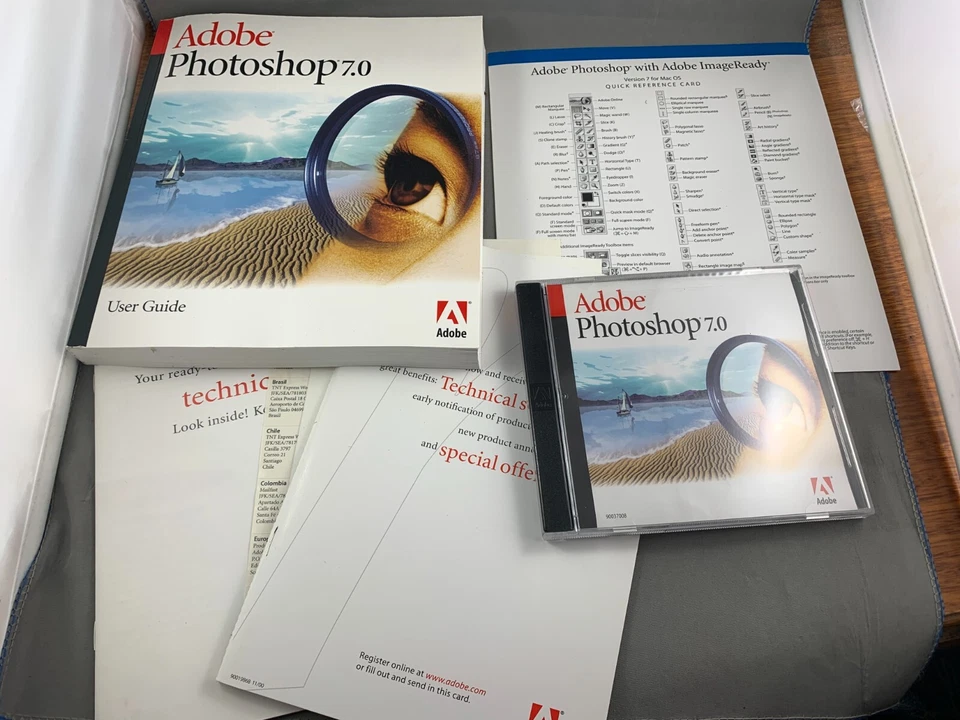 Adobe Photoshop 7.0 Upgrade Software CD Mac OSX Serial 2002 (L) - Image 2 of 4