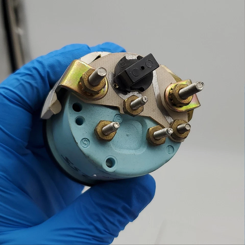 Kalmar Ottawa 90017714 Oil Pressure Gauge 0-100 12v Illuminated for Yard Trucks Foto 2 de 4