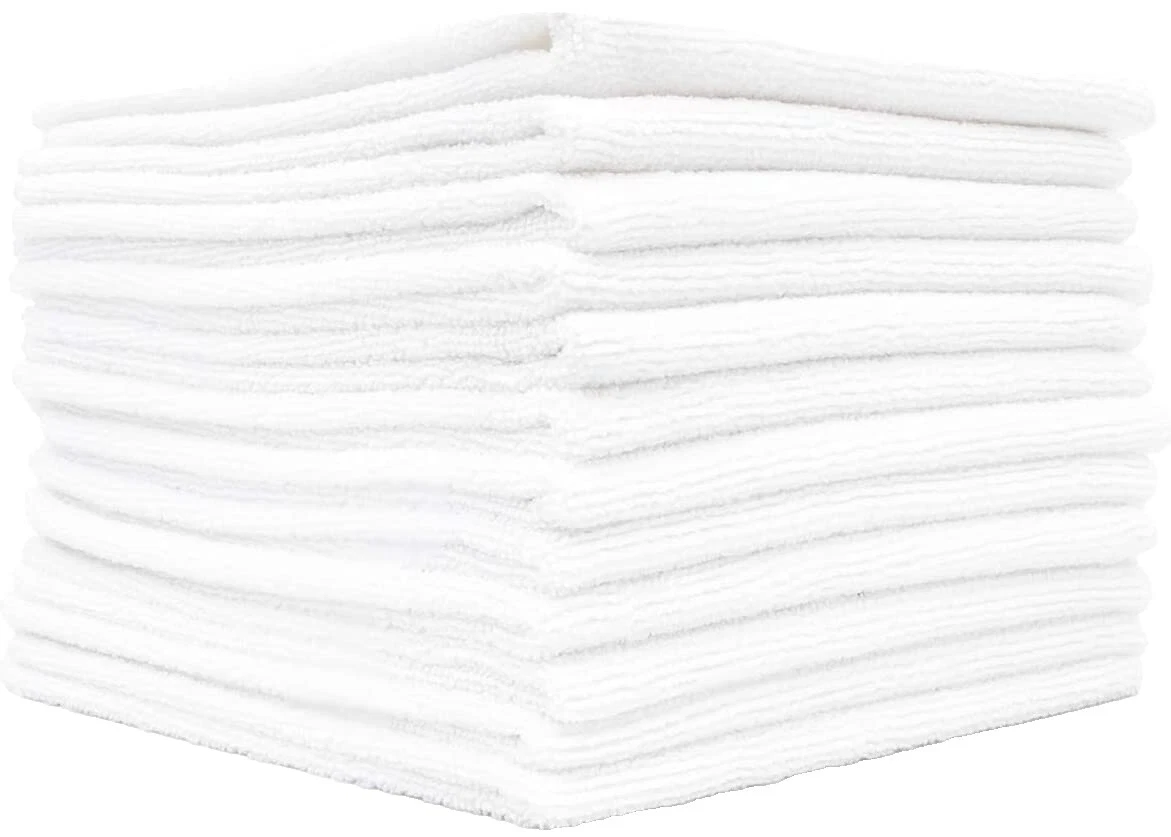 Toallas y paños de limpieza de microfibra Blanco