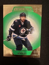 2022-23 Upper Deck Credentials Hockey Blake Wheeler #100 Neon Green /25