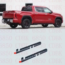 Blackout Door Tundra Limited Rear Emblem Badge 2022 2023 2024 Tundra Overlay