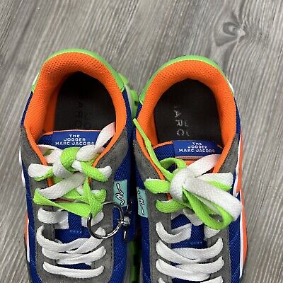Marc Jacobs The Jogger Women's Size 35 grey blue orange Marc Jacobs The Jogger Women's Size 35 grey blue orange
