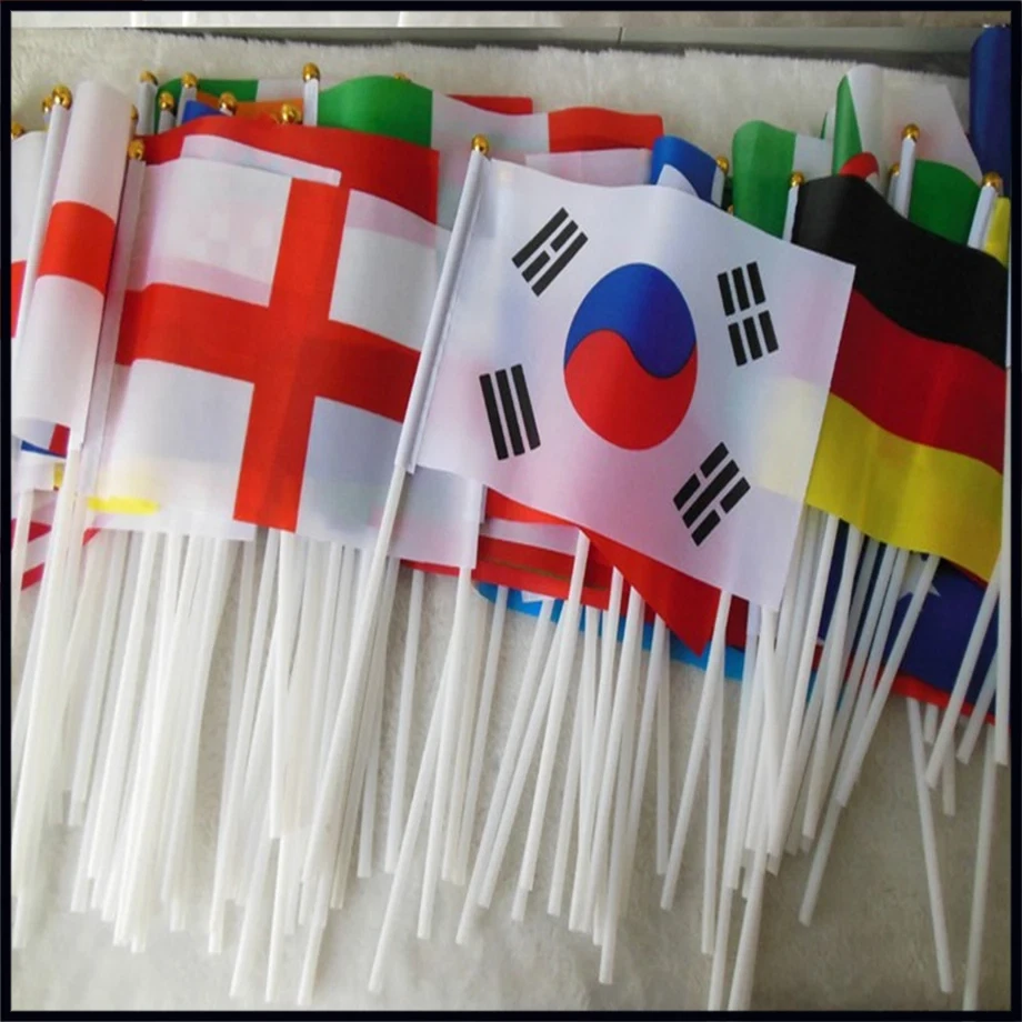 CUSTOM PRINTED PERSONALISED MINI HAND FLAG | ANY DESIGN-Free | ANY SIZE - Image 3 of 4