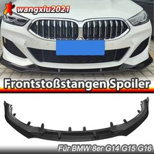 Schwarze Frontstoßstangen-Lippensplitter Für BMW 8er G14 G15 G16 2018-2024