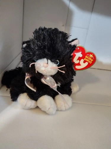 TY Beanie Baby - CABARET the 6" RARE - VINTAGE Cat (2006)RETIRED ERROR TAG, NEW