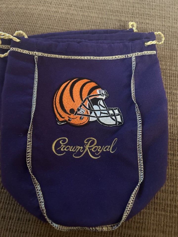 Cincinnati Bengals CROWN ROYAL BAG (mixed colors) eBay