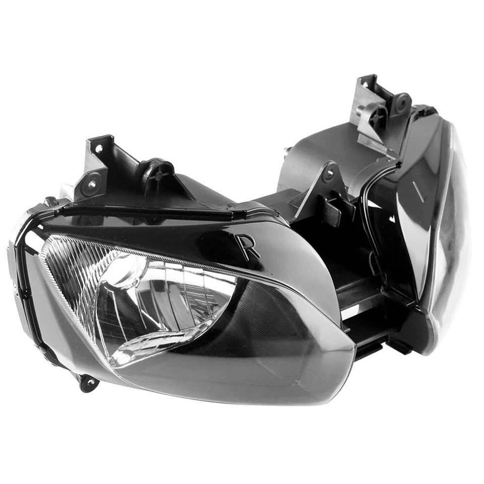 Conjunto de faros delanteros para Yamaha YZF R6 1999 2000 2001 2002 Foto 2 de 4