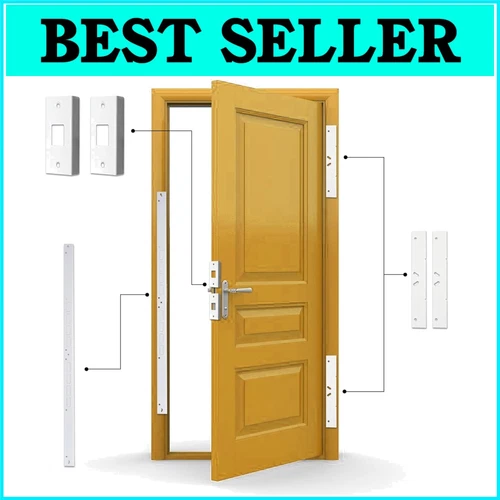 Corrosion-Proof Door Security Kit with 30-Minute Setup - 5-Piece Protection Set