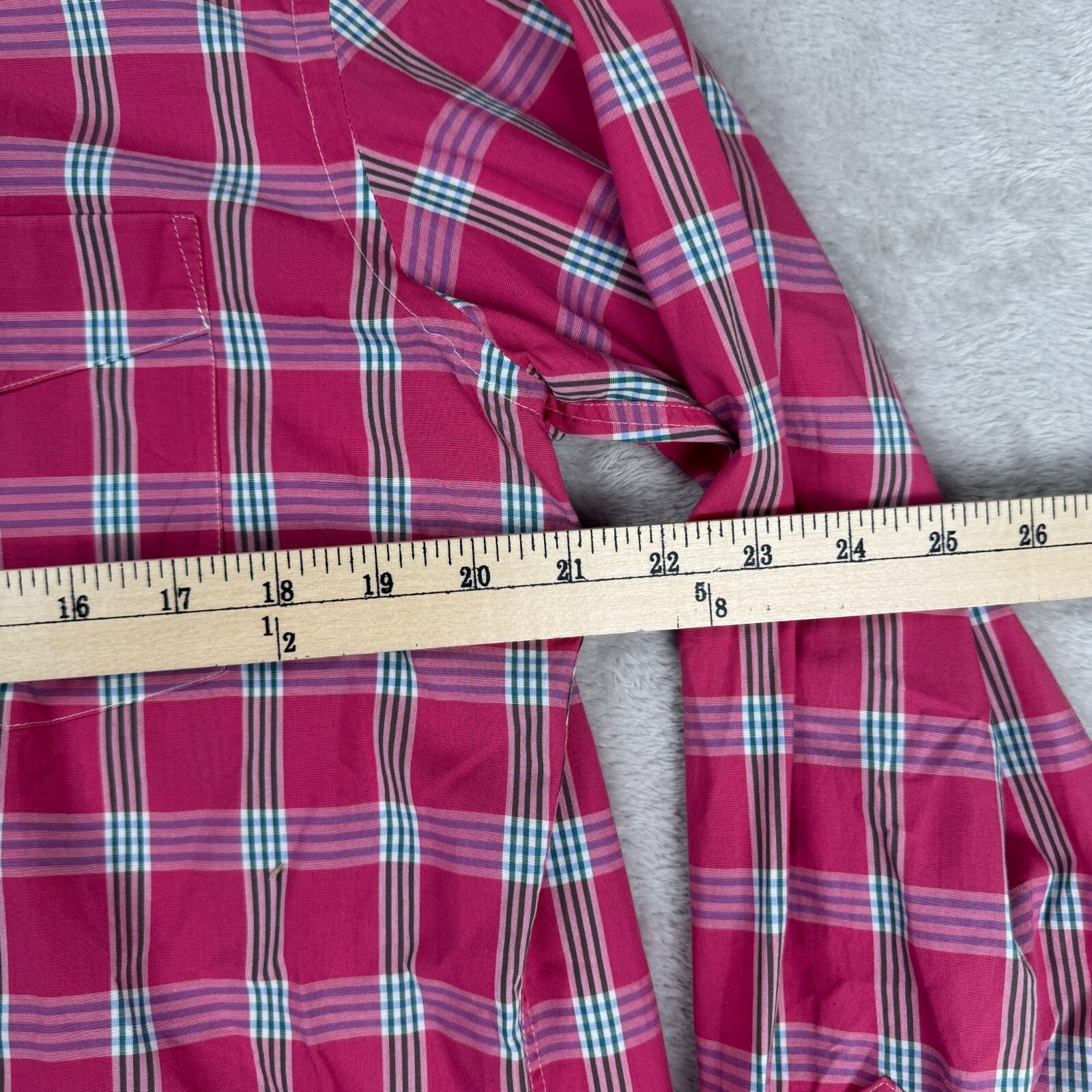 Faconnable Classique Plaid Button Down Long Sleev… - image 3