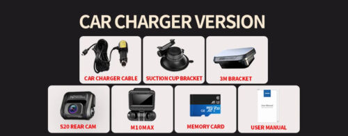 2K 1440P Dash Cam for Car DVR 4CH 360 Camera Parking Monitor & GPS Night Vision - Picture 11 of 26