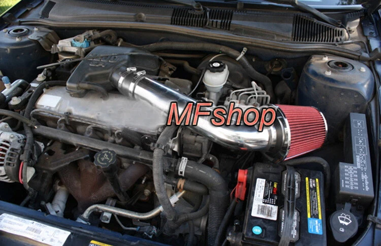 Black Red For 1998 2002 Chevy Cavalier Pontiac Sunfire 2.2L OHV Air Intake Kit