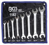 Bgs Doppel MaulschlüSsel Satz 6X7-20X22 Mm 8 Teilig 1182