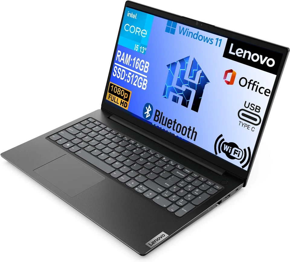 Notebook Lenovo Intel i5-13420H RAM:16GB SSD:512 W11P+ OFF 2024 - Immagine 3 di 4