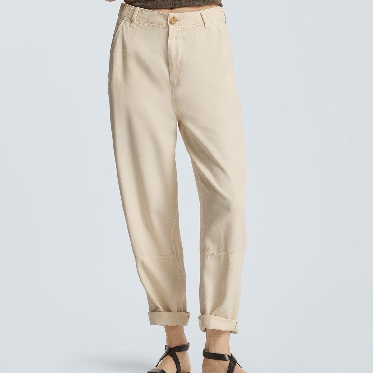 Everlane NWT The Tencel Relaxed Chino Pant 2Tapered Butter Everlane NWT The Tencel Relaxed Chino Pant 2Tapered Butter