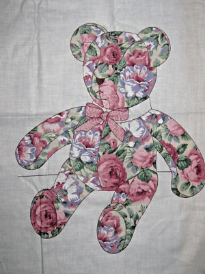rose covered bear