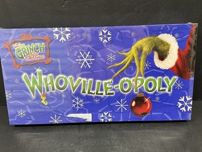 SEALED Whoville-opoly - How the Grinch Stole Christmas 2000 Monopoly Board Game