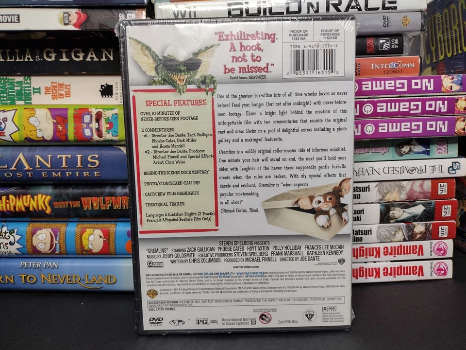 Gremlins (DVD) Special Edition, Steven Spielberg, Widescreen, NEW - SHIPS FREE - Image 2 of 2