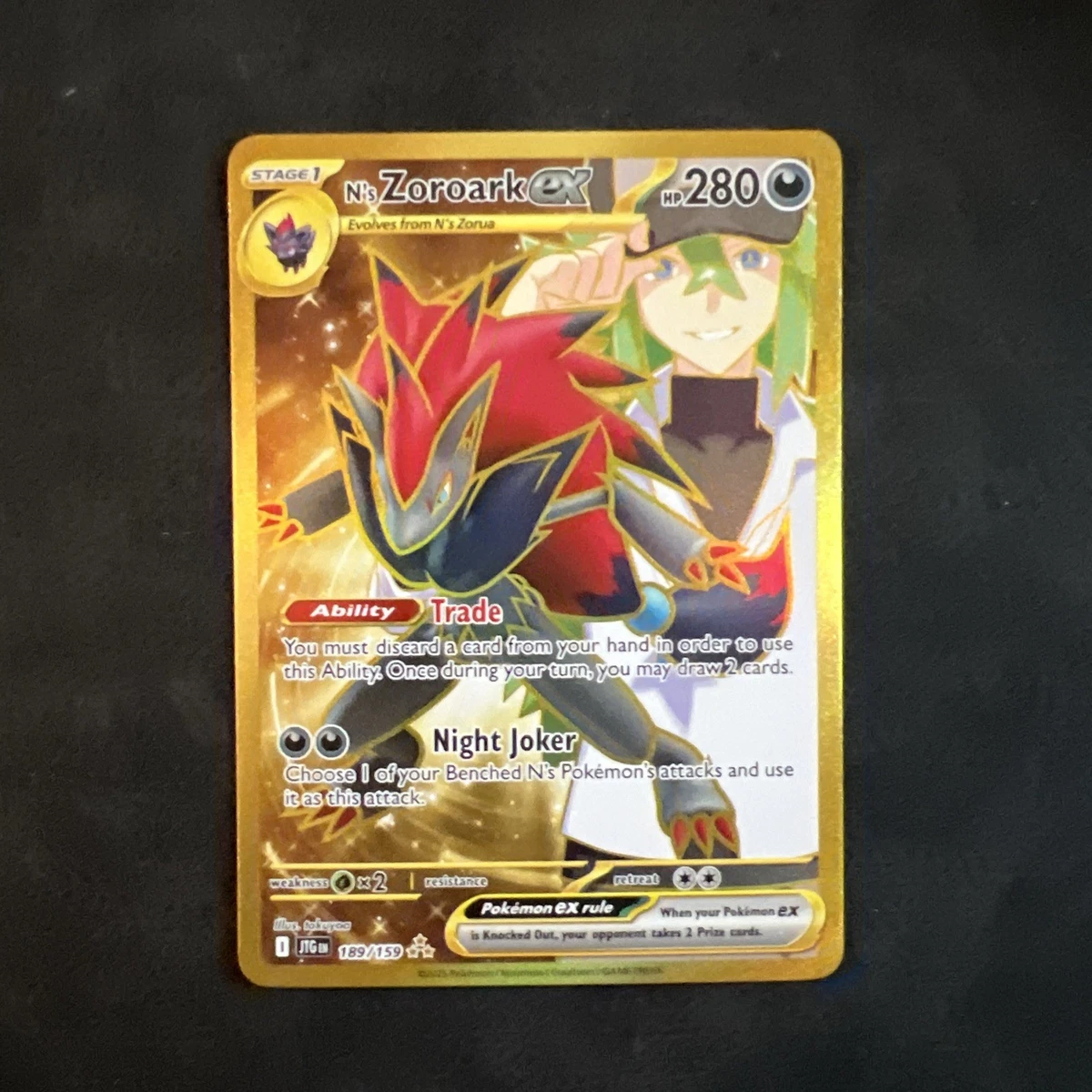 N's Zoroark Ex Pokémon TCG Cards for sale | eBay