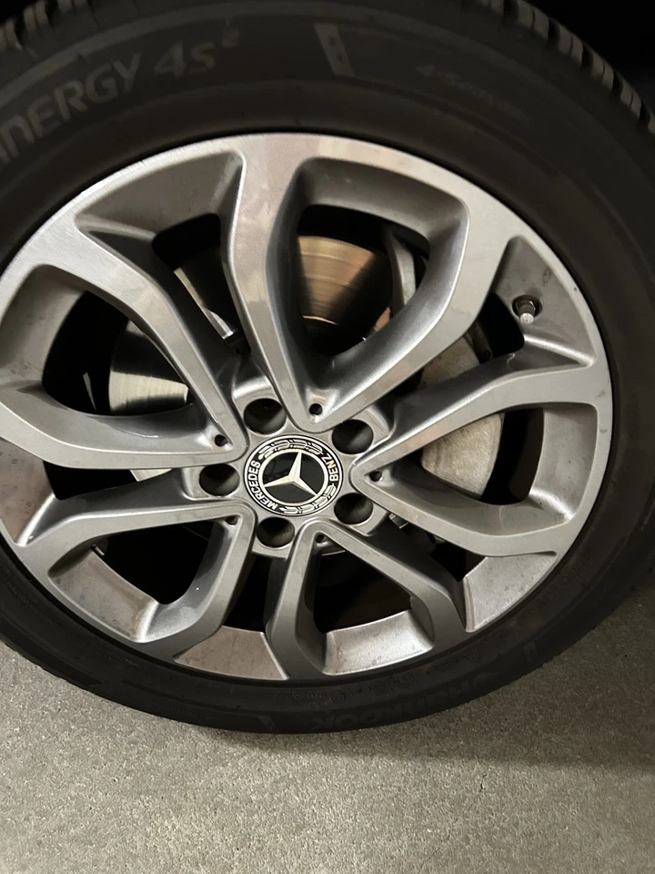 4× Original Mercedes 17″ Alufelgen (5‑Doppelspeichen) – Silber - Bild 2 von 4