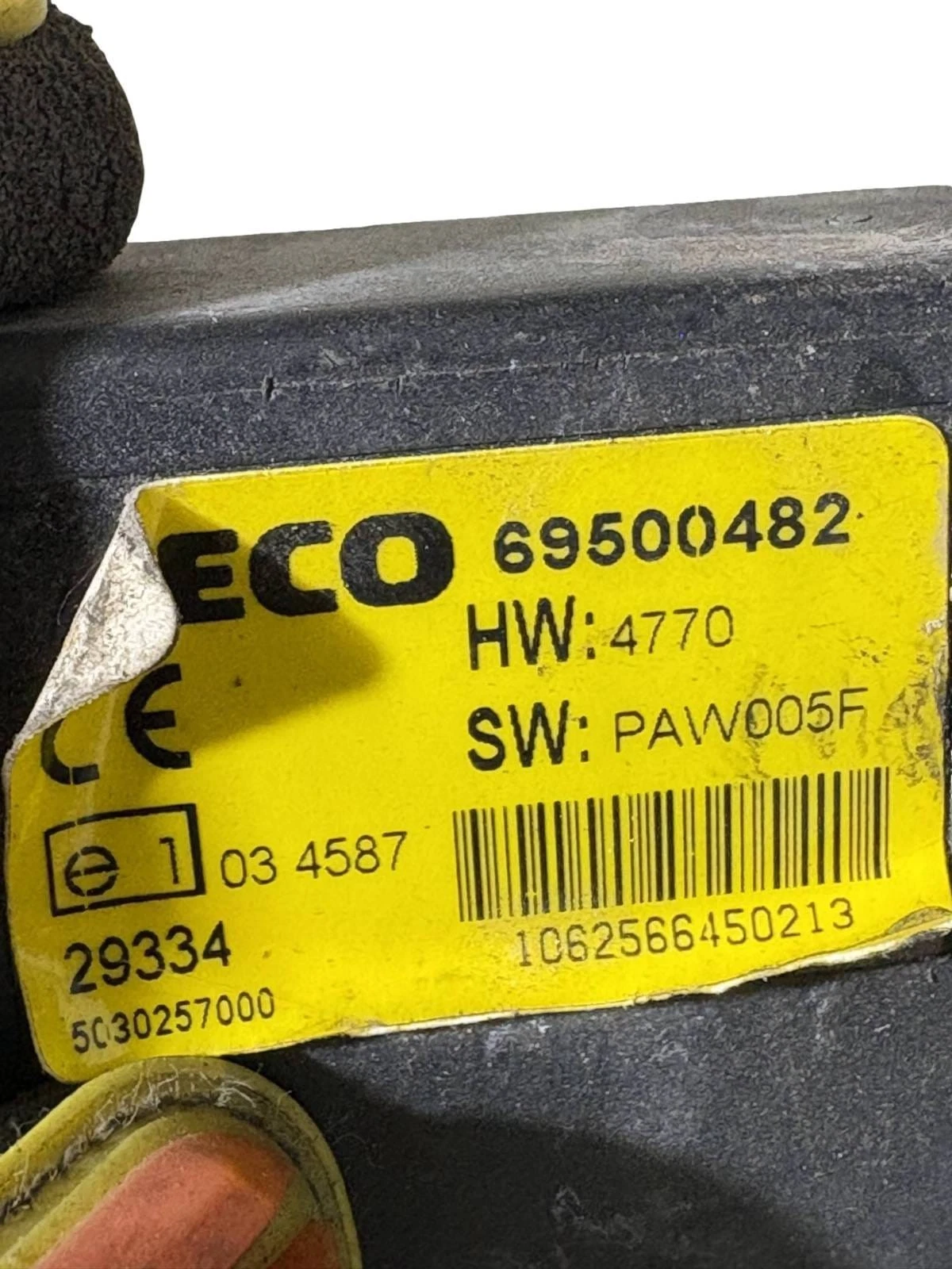 IVECO 69500482 PAW005F HW4770 module label exact item