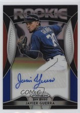 2019 Panini Prizm Rookie Red White & Blue 7/50 Javy Guerra Javier Auto ow3
