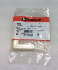 Wiremold V511 Steel 90 Degree Flat Elbow 500 Series Ivory