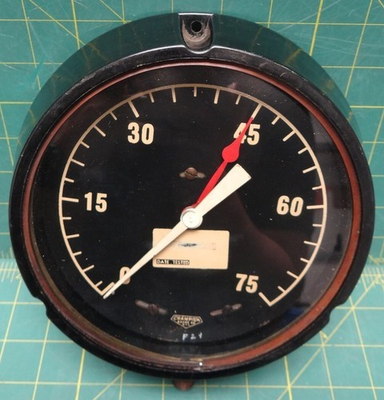 #ad 6quot; Champion Pressure Gauge 0 75 psi 1 4 LM Rear Mount $85.00