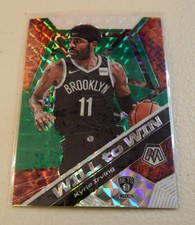 2019-20 Panini Mosaic #3 Kyrie Irving Will to Win Mosaic Green