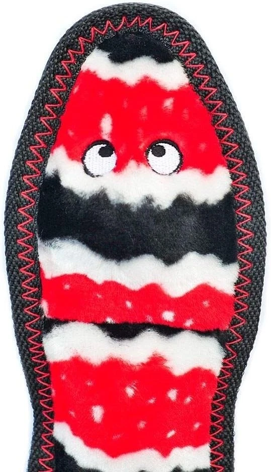 ZippyPaws ZP822 Z Stitch Snake Squeak Toy  Medium Red  - Image 2 of 4