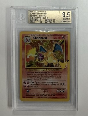 Pokémon TCG Charizard 4/102 Celebrations Classic Collection