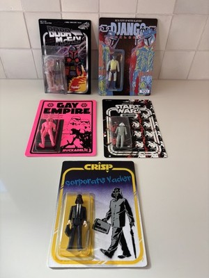 DKE Toys Bootleg Star Wars Action Figure Art Collectibles- lot of 5