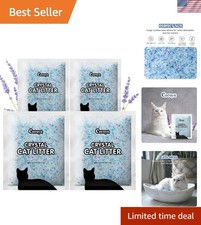 Lavender-Scented Crystal Cat Litter I Silica Gel Cat Litter   17.2 Lbs Value ...