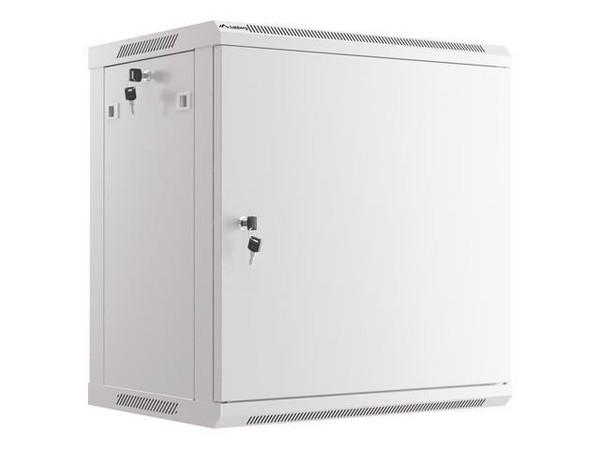 "Szafa Instalacyjna Rack WisząCa 19\" 12U 600X450 Szara Drzwi Metalowe Lanberg (Fl"-image