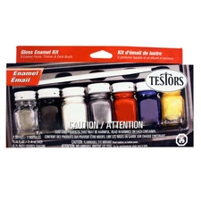 Testor Corp. Enamel KitHousehold6 Colors TES9115X Plastics Paint Enamels