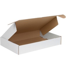 18" Deluxe Shipping Boxes 18"L x 12"W x 3"H, 25-Pack - White Box Mailers for ...