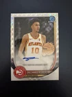 ZACCHARIE RISACHER 2025-26 BOWMAN CHROME AUTO GEOMETRIC #BCA-ZR HAWKS