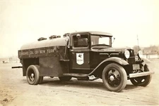 4 pics 1936 MOBILOIL SOCONY PEGASUS FUEL TRUCK NEW YORK new truck 5x7 REPRINT