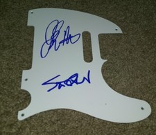 ANTHRAX Signed TELECASTER PICKGUARD scott ian joey belladonna