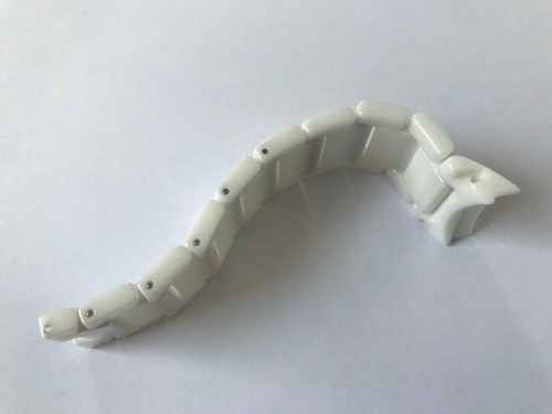Reloj de pulsera/correa/correa blanca cerámica para EMPORIO ARMANI AR1453 22 mm - Imagen 8 de 9