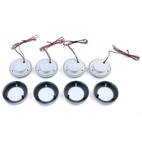 4x Luci Interne Hella Celis Argento, per Barca Caravan Camper 9 - 32 Volt - Foto 4 di 4