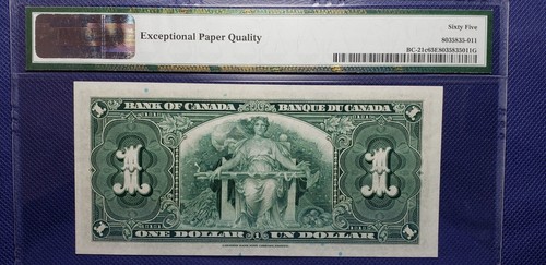 Lot of 3 notes Bank of Canada 1937 BC-21c $1 Gordon-Towers Prefix S/A PMG 65 EPQ - Picture 8 of 8