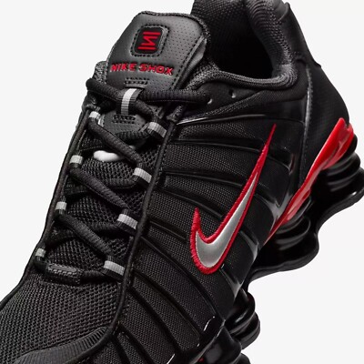 Nike Shox TL Shoes Black University Red Silver CN0151-003