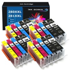 PGI-280 XXL CLI-281 XXL Ink for Canon Pixma TS8120 TS8220 TS8320 TR7520 TR8520