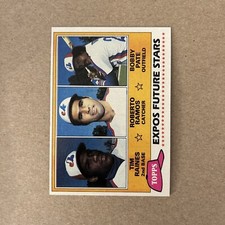 1981 Topps Baseball Tim Raines Roberto Ramos Bobby Pate Montreal Expos Card #479