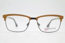 Augusto Valentini Art Design 8190 Brown Black Oval Glasses Frame New