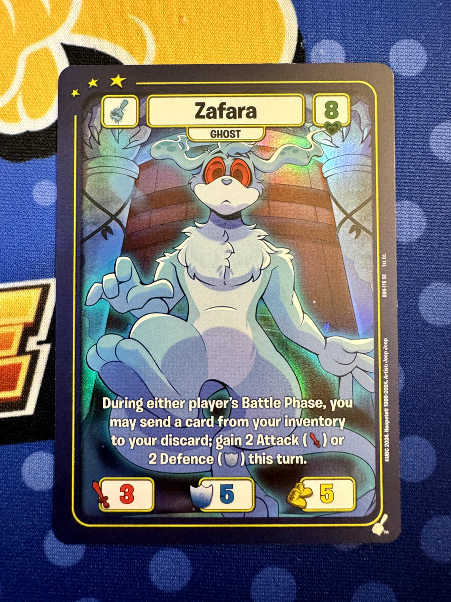 Neopets Battledome TCG Ghost Zafara 1st Edition SR | eBay