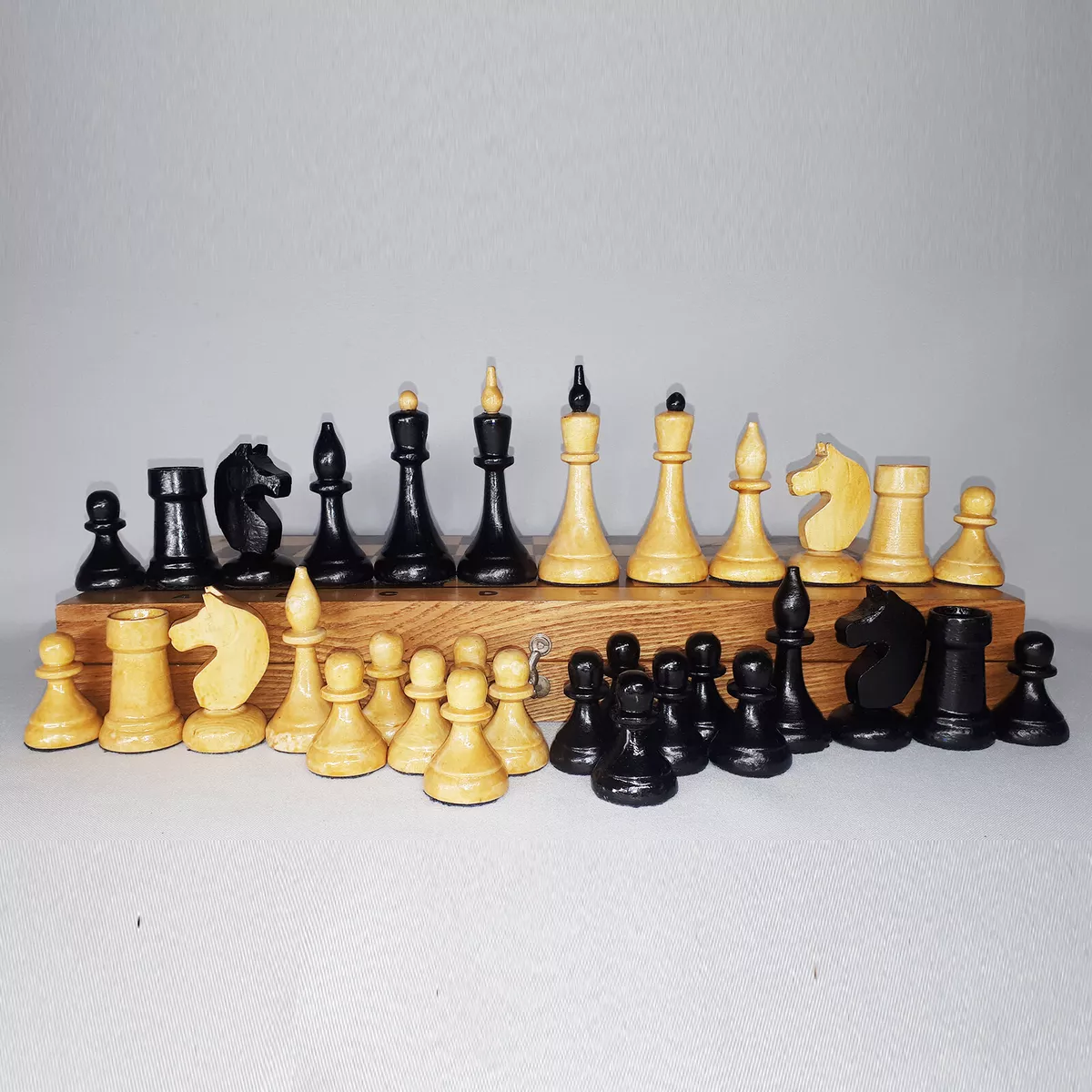 Soviet Chess set Wooden Vintage Queen's Gambit TV series USSR