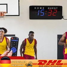 NOWY LED Cyfrowa tablica wyświetlacza Fu?ball Koszykówka Tablica wyświetlacza z pilotem