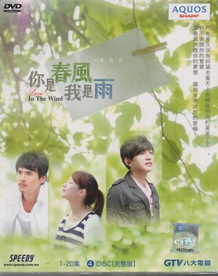 Taiwanese Drama DVD Love In The Wind Vol.1-20 End (2008 / 你是春風我是雨) Non-Eng Sub