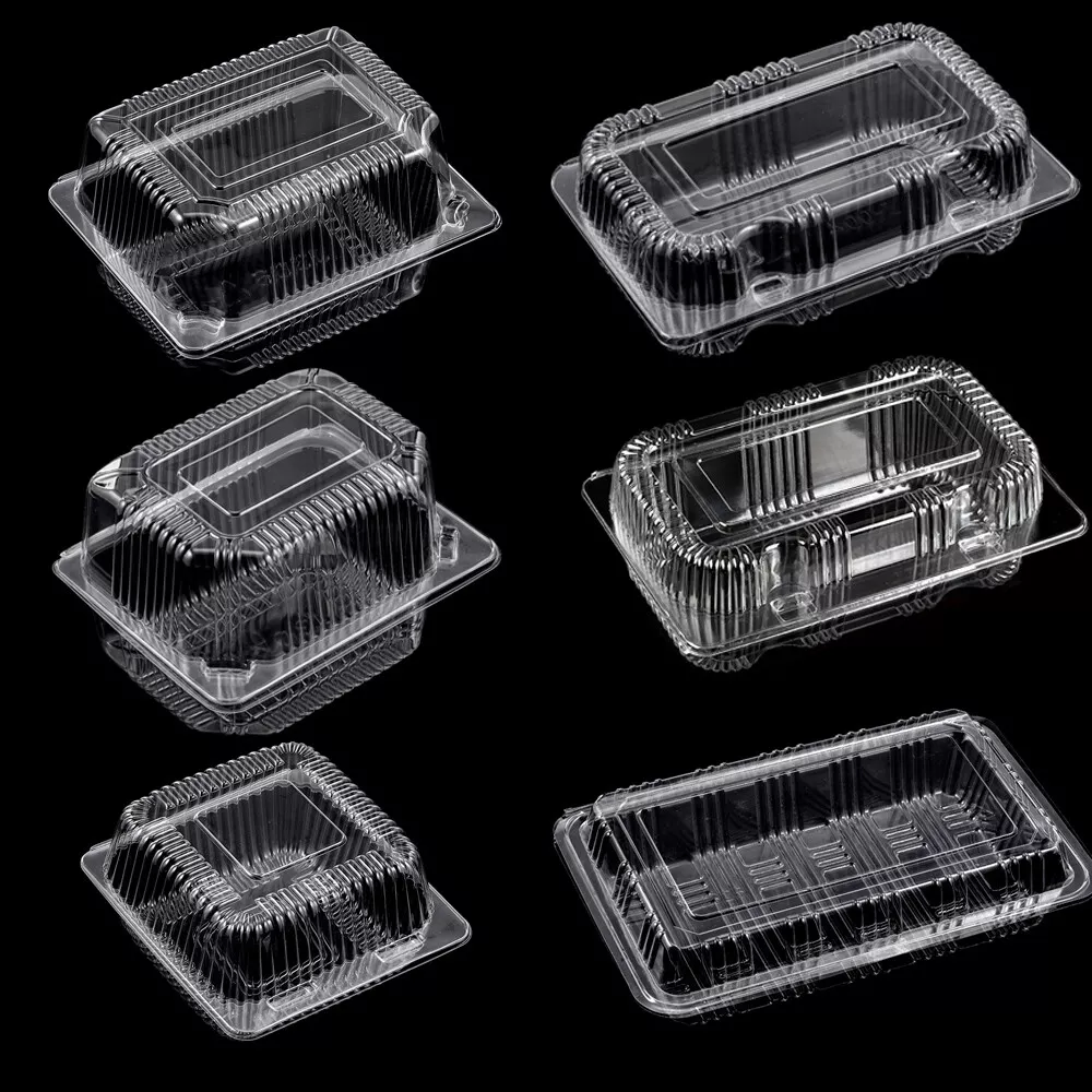 clear view packaging plastic disposable bento